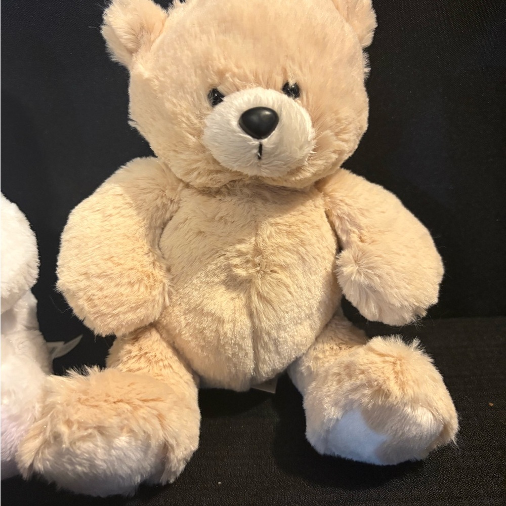 2 Ganz plush teddy bears brown & white Lightly Used! - Picture 2 of 7